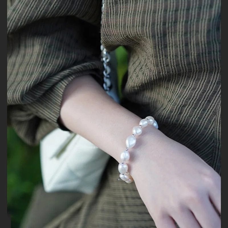 OEM&ODM Wholesale Turkish jewelry Sterling Silver 925 14k Gold Plated Pearl Beads Bracelets Jewelry