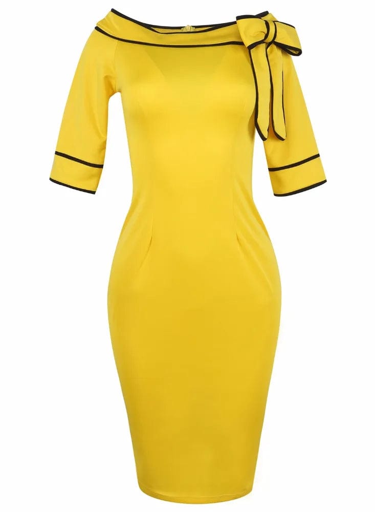 Off shoulder fashion office women dress pick hip slim dress for beautiful ladies