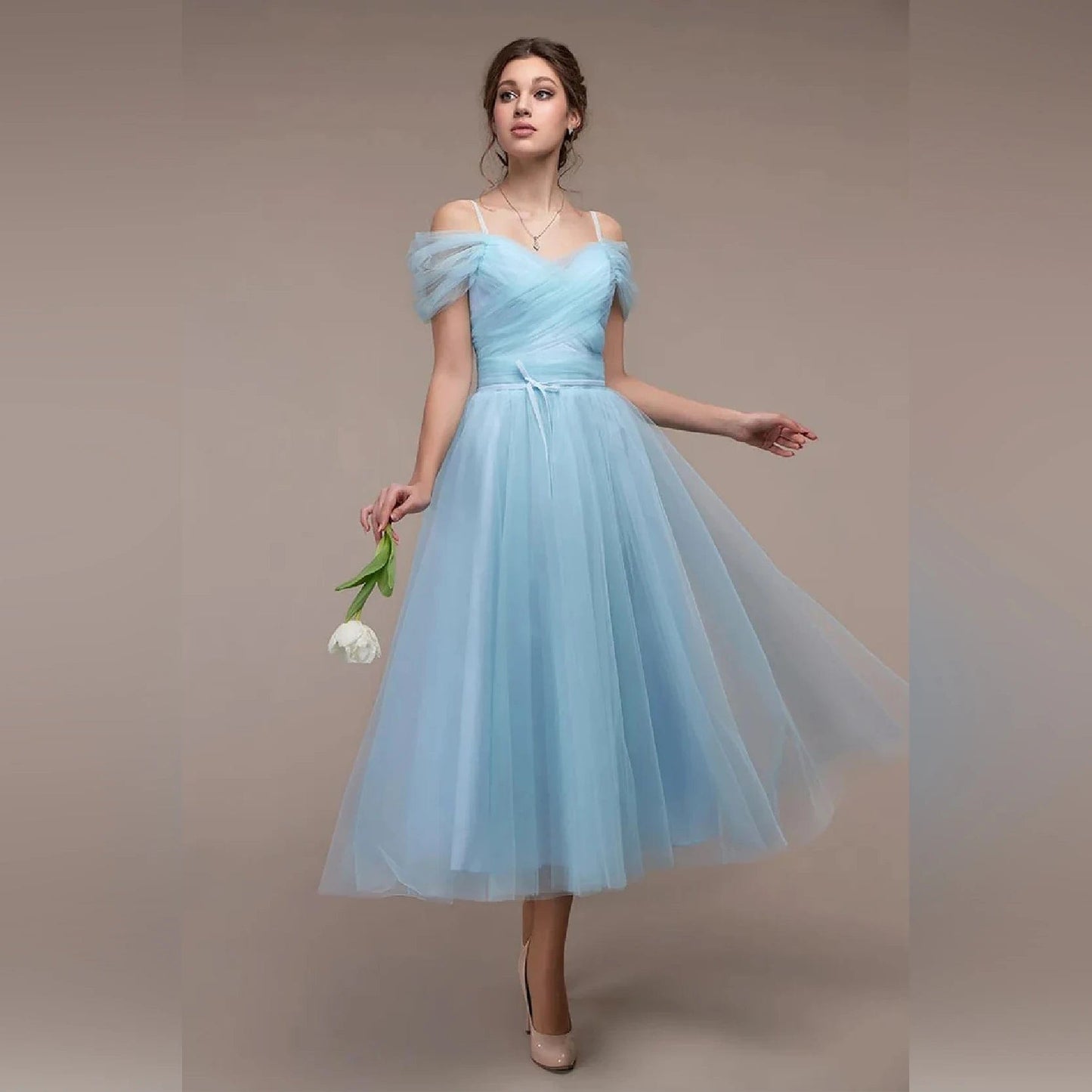 off the shoulder Pleats Chiffon Princess dress Tulle ball gown homecoming quinceaneras Sweetheart Prom Dresses party Evening rob
