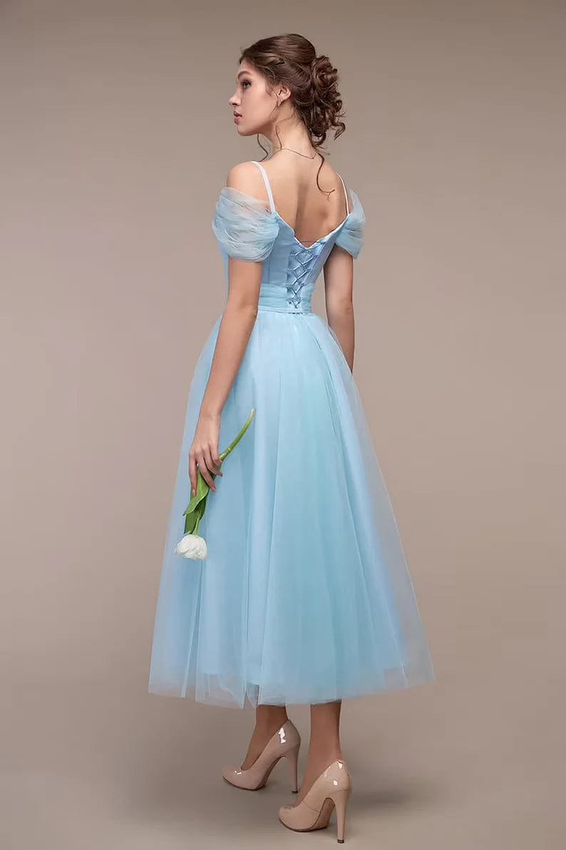 off the shoulder Pleats Chiffon Princess dress Tulle ball gown homecoming quinceaneras Sweetheart Prom Dresses party Evening rob