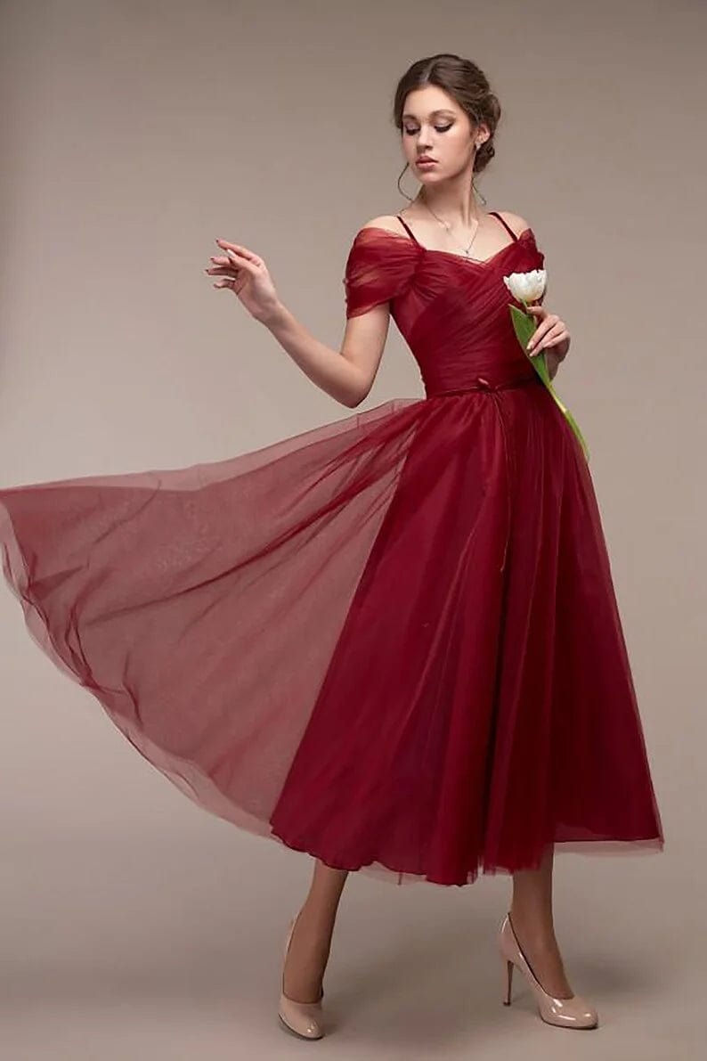 off the shoulder Pleats Chiffon Princess dress Tulle ball gown homecoming quinceaneras Sweetheart Prom Dresses party Evening rob