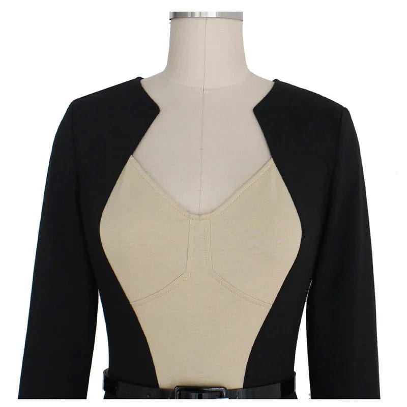 Offical lady casual bodycon short dress elegant classic style guangzhou factory all types of ladies dresses