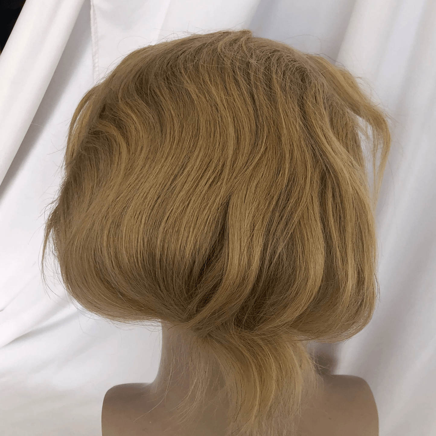 Ombre Blonde 4T22 Toupee Lace with PU Brazilian Hair Mens Toupee 100% Human Hair Man Toupee Hair System