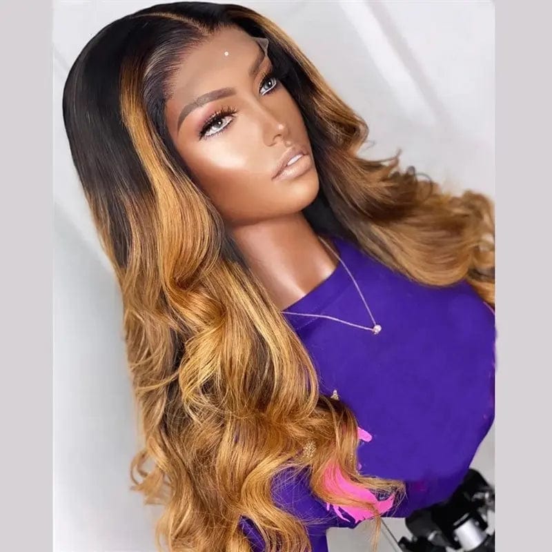 Ombre Medium Ash Blonde Color Loose Wave