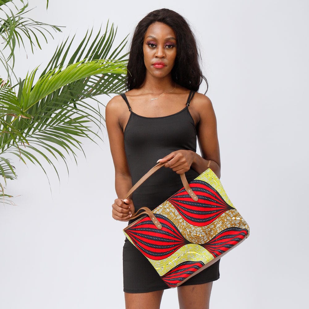 One size / 1 Bags supplier women african ankara printed tote bags large capacity one shoulder for travel shopping