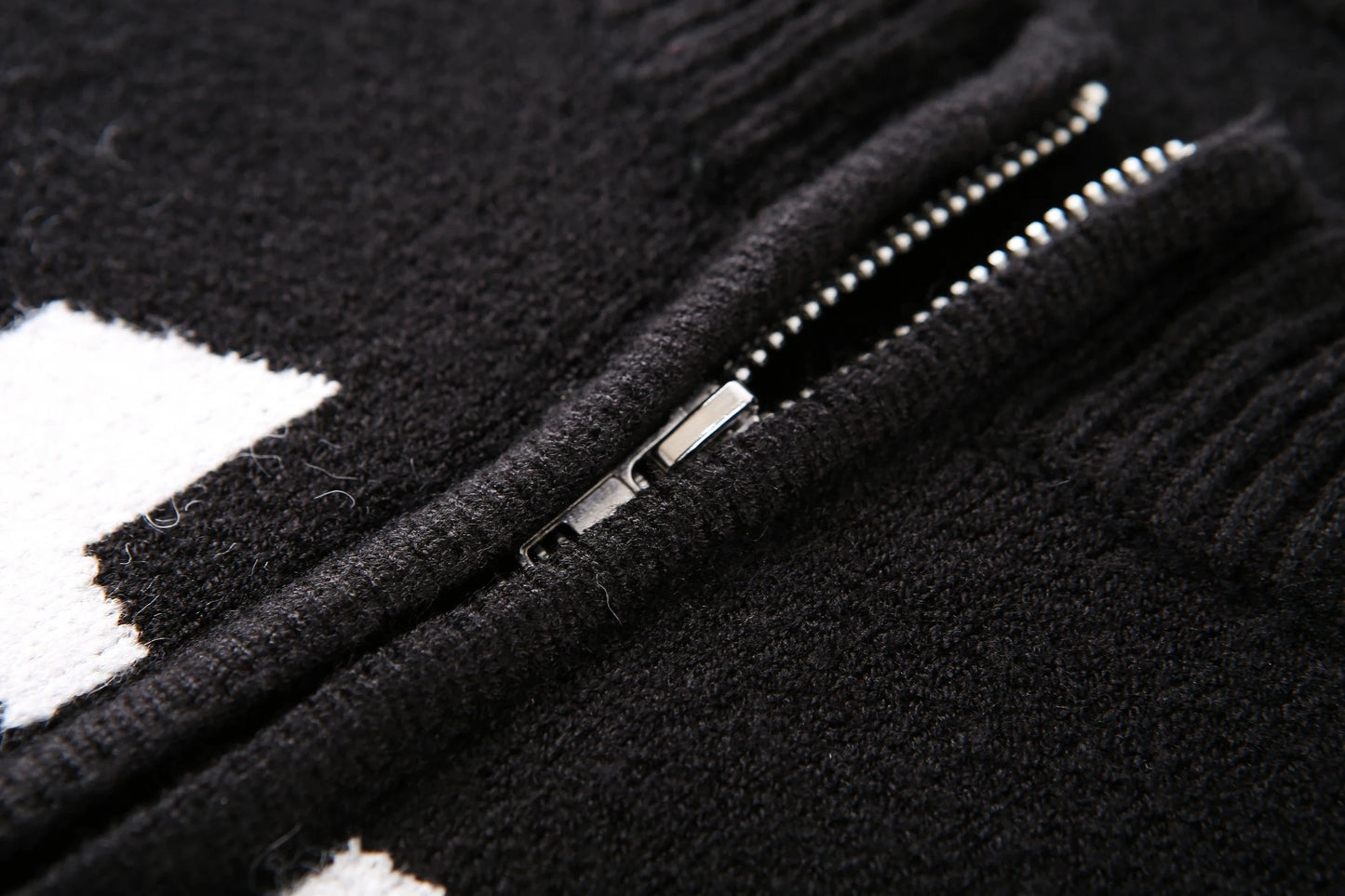 one size / 1 custom baseball Knit jacket  plus size women knit sweater women zipper sweaters