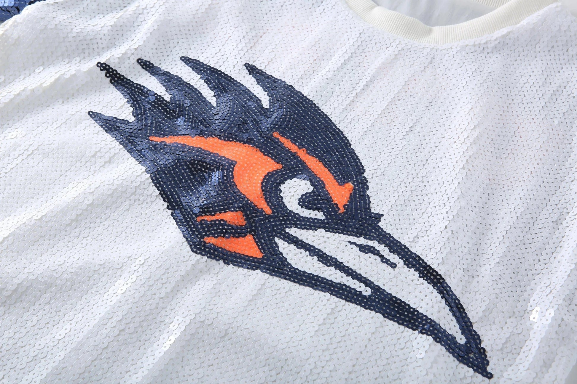 one size / 1 hot sale basketball Style  Party Dresses Sequin UTSA fashion casual dress Women sequins long t shirt dress