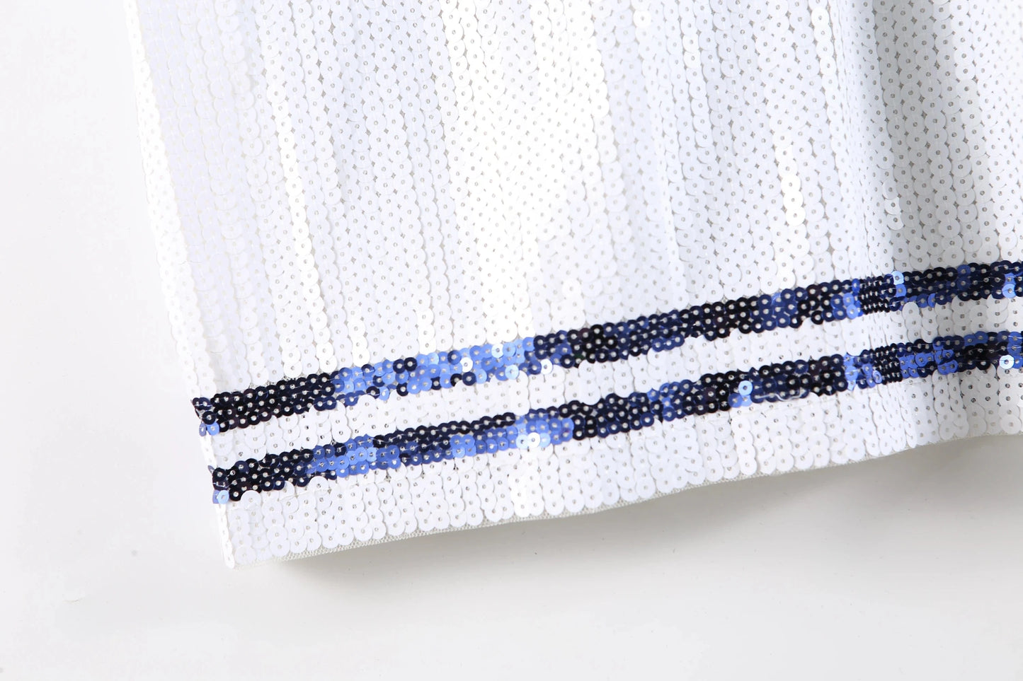 one size / 1 New Arrival nfl Style Blue Party Dresses Sequin Dallas Cowboys Dress Women sequins long t shirt dress