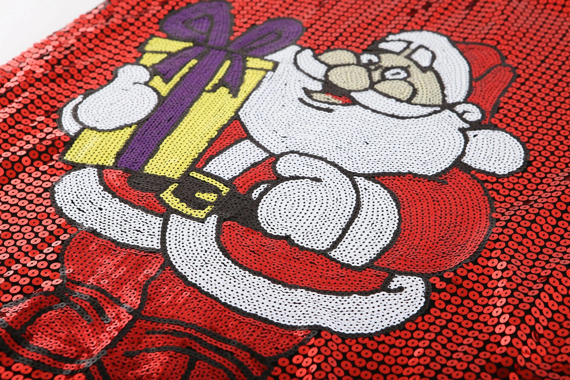 one size / 1 new design Christmas Style  Party Dresses Sequin fashion casual dress Women Santa Claus sequins long t shirt dress