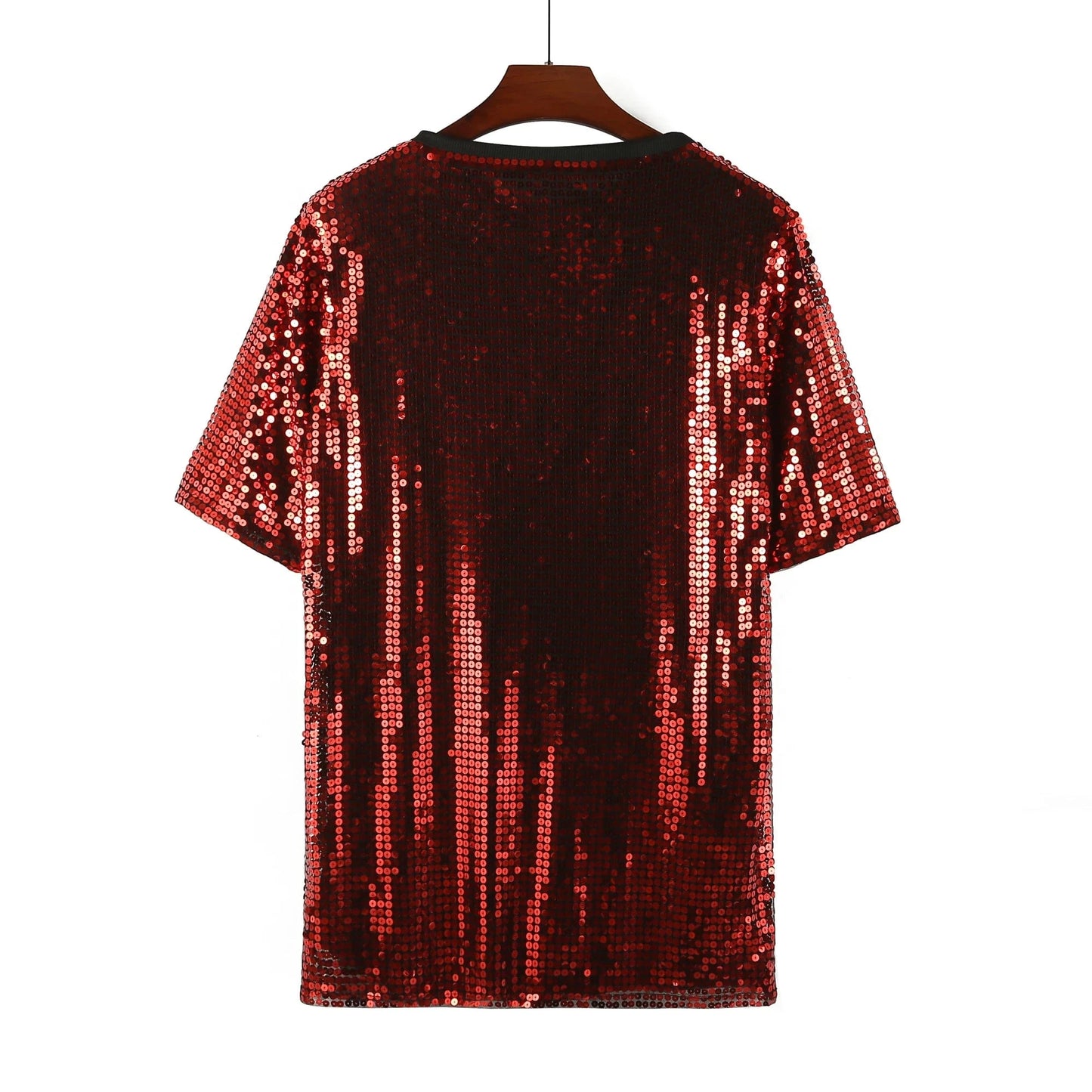 one size / 1 new design Christmas Style  Party Dresses Sequin fashion casual dress Women Santa Claus sequins long t shirt dress