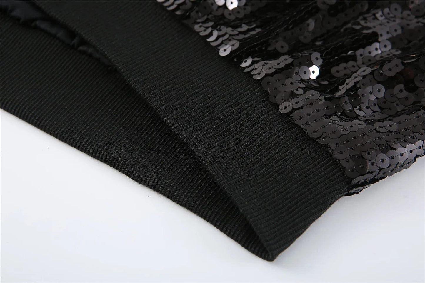 one size / 1 new One size fit all size sexy tight short top nfl saints jackets women sequin zipper jackets