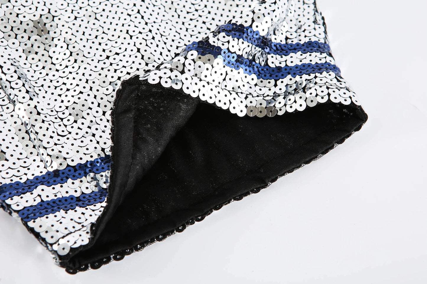 one size / 1 / Polyester new custom nfl cowboys shirts girl sexy sequins short t shirt  women sequins crop top