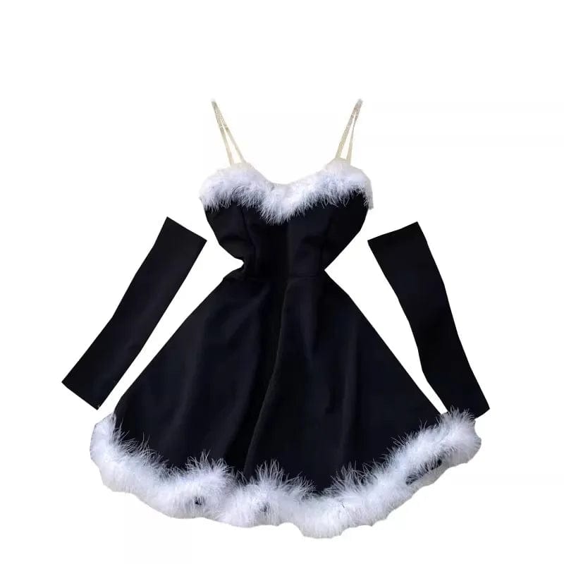 One Size Women's bra waist up thin A-line skirt Women's bra and waistband A-line dress
