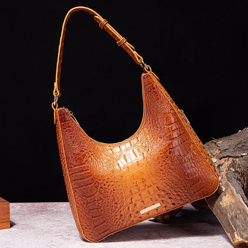 orange Crocodile Brahman brand Amazon shopify hot selling women's tote bags with custom printed logo the tote bag