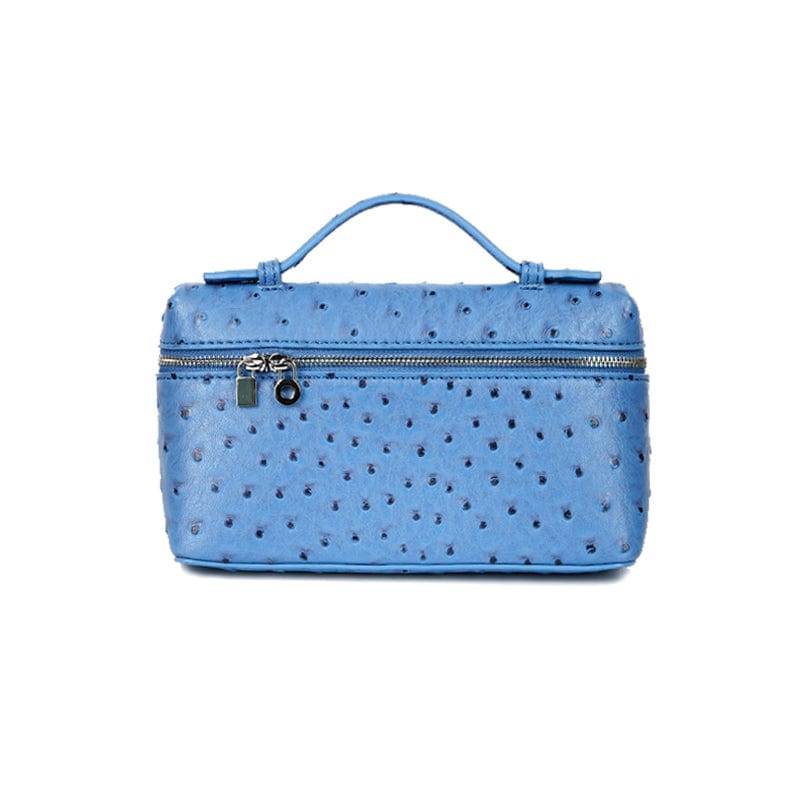 ostrich-blue Cheap wholesale gentle woman tote bag pouch bag for women latest bags 2023 women handbags