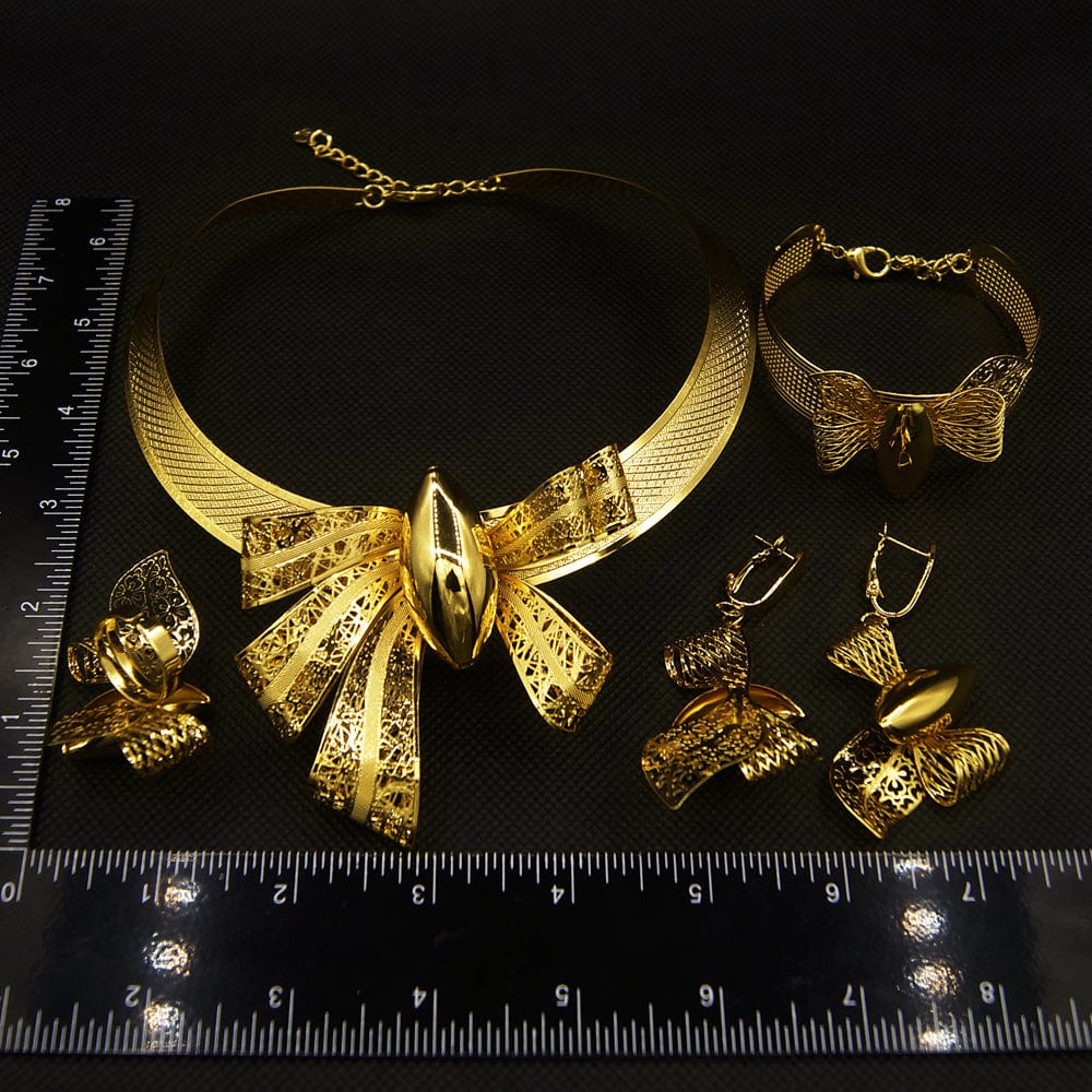 other / Gold African New Elegant Fashion Brazilian  African Jewelry set For Women