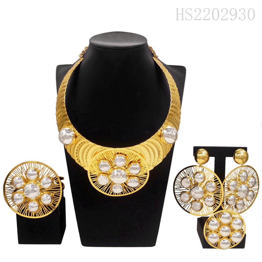 other / Gold Fashion luxury European Brazilian Gold African Hot Selling Jewelry Sets
