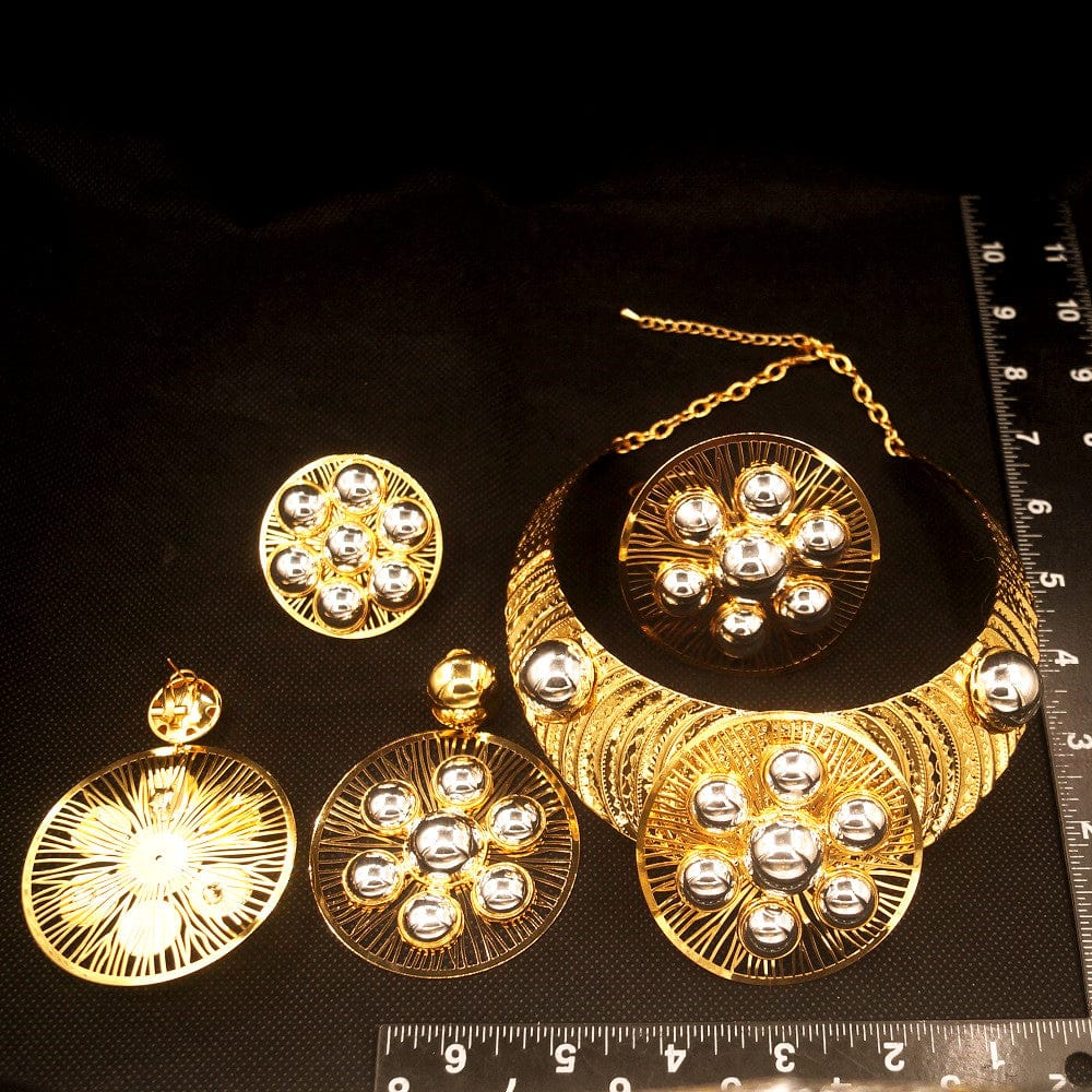 other / Gold Fashion luxury European Brazilian Gold African Hot Selling Jewelry Sets