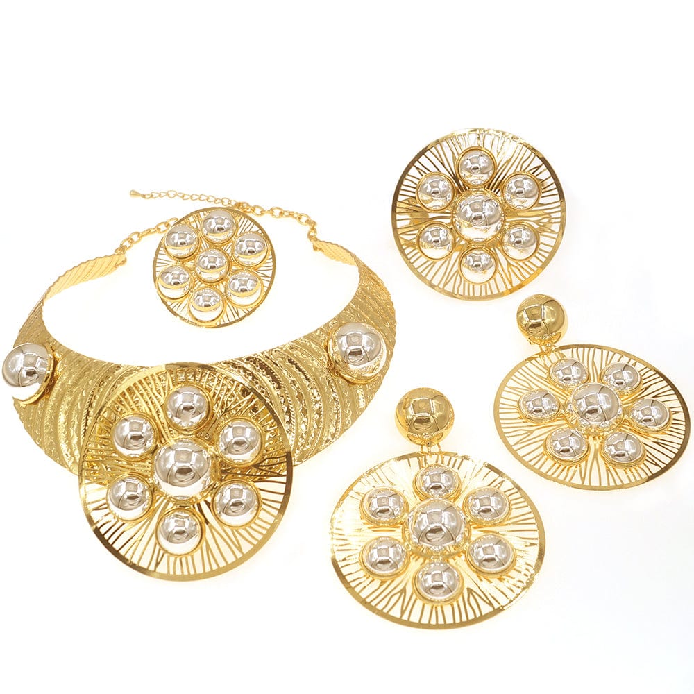 other / Gold Fashion luxury European Brazilian Gold African Hot Selling Jewelry Sets