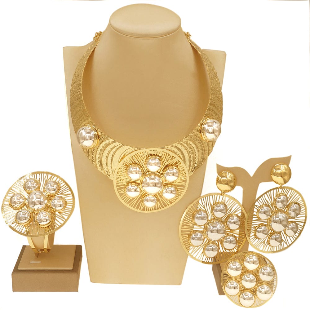 other / Gold Fashion luxury European Brazilian Gold African Hot Selling Jewelry Sets