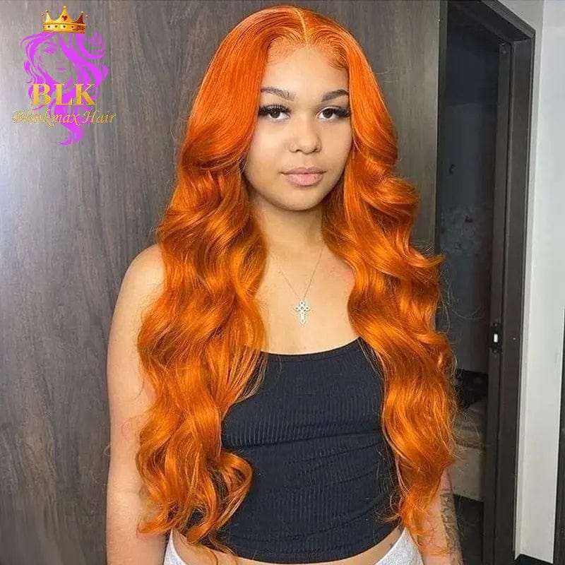 other length , please contact us, / 350 ginger color body BLKHAIR 613/350# Preplucked Human Hair