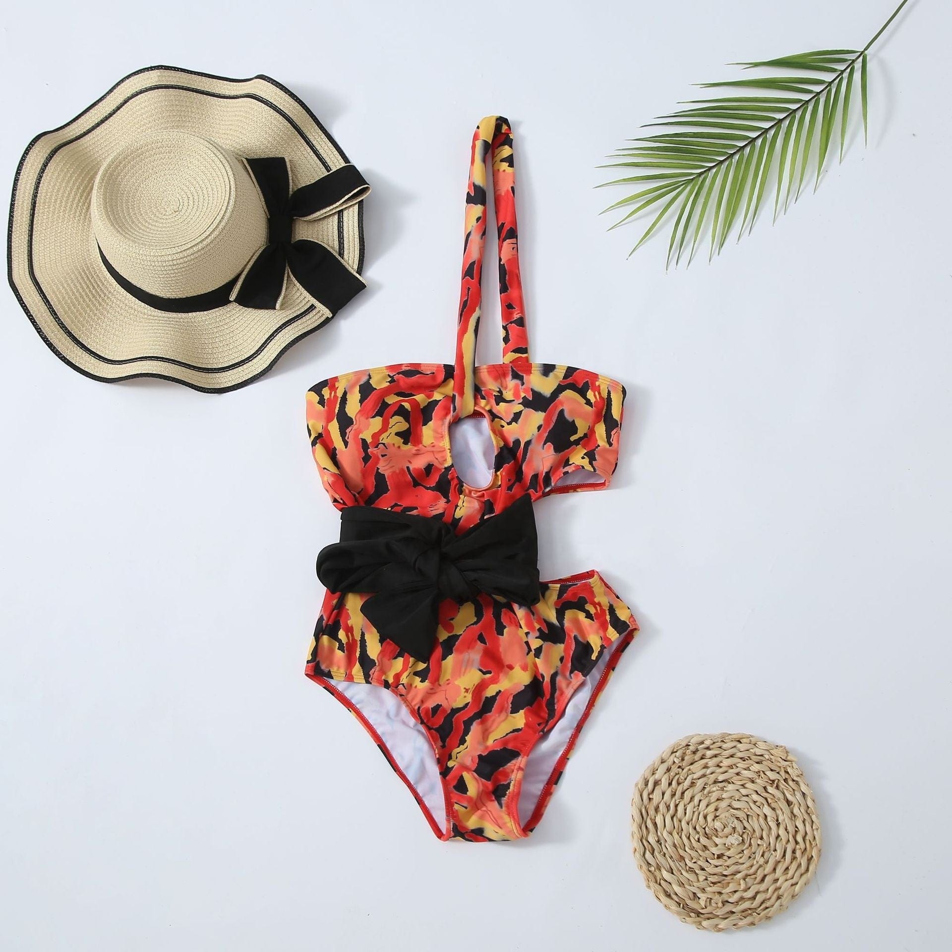 OUDINA European Contrast Color Swimsuit Sexy Bra Panties Set Bikinis Woman Swimwear Bikini Women