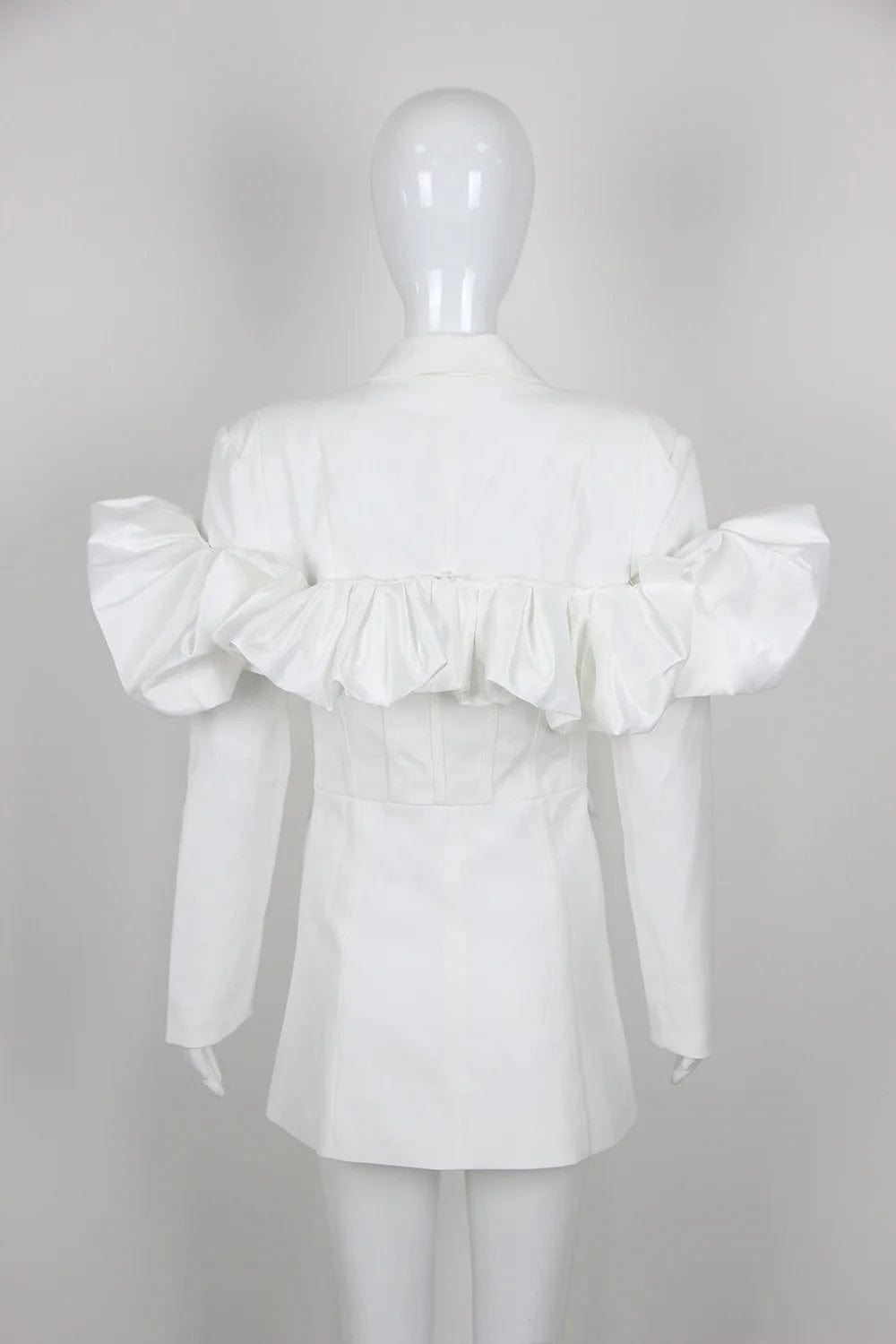 OUDINA Factory 2024 Drop Shipping White Deep V Casual Women Dresses Corset Dress For Women