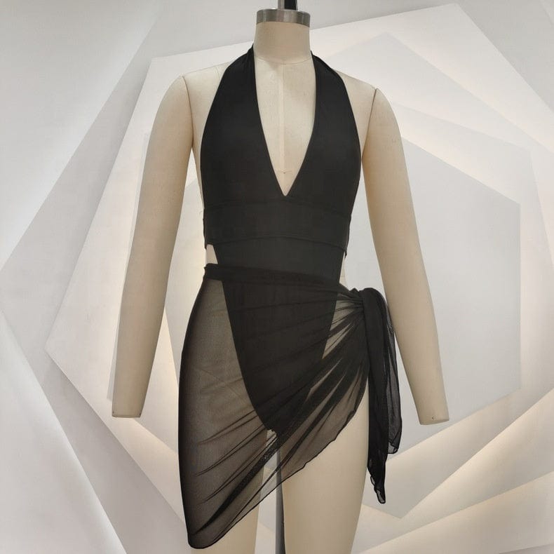 OUDINA Factory New Printed One Piece Swimsuit Female Printing Sexy Women Bikini Swimwear