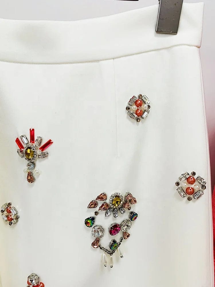 OUDINA Fashion Hot selling Casual Elegant Banquet Party Jumpsuit Bandage Cake Pants Playsuits Rompers Women Jumpsuits