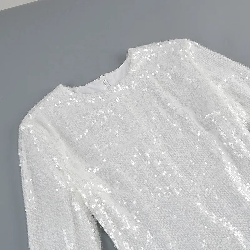 OUDINA Fashion Modest Hot Diamond Hollow Sleeveless Long Dress Women Lady Elegant Formal Black Evening Dresses