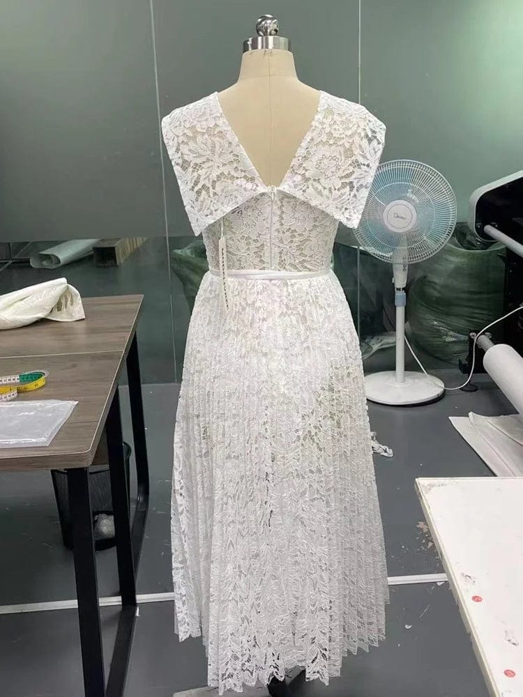 OUDINA French Lady Style Black Elegant Diamond Chain Knitted Bodycon Dress Dinner Long Dresses For Women