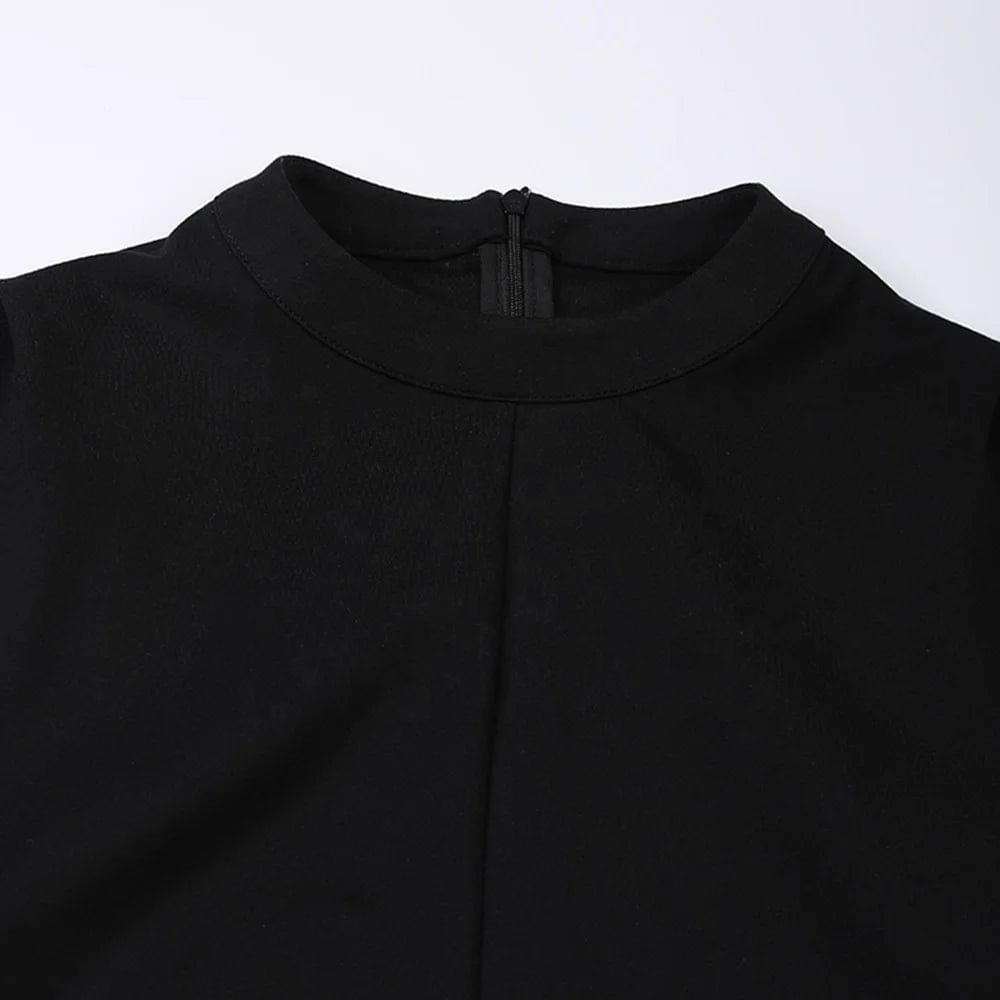 OUDINA French Pleated Knit Dress Spring New Lady Elegant Sleeveless Waist Slimming Long Dresses Women