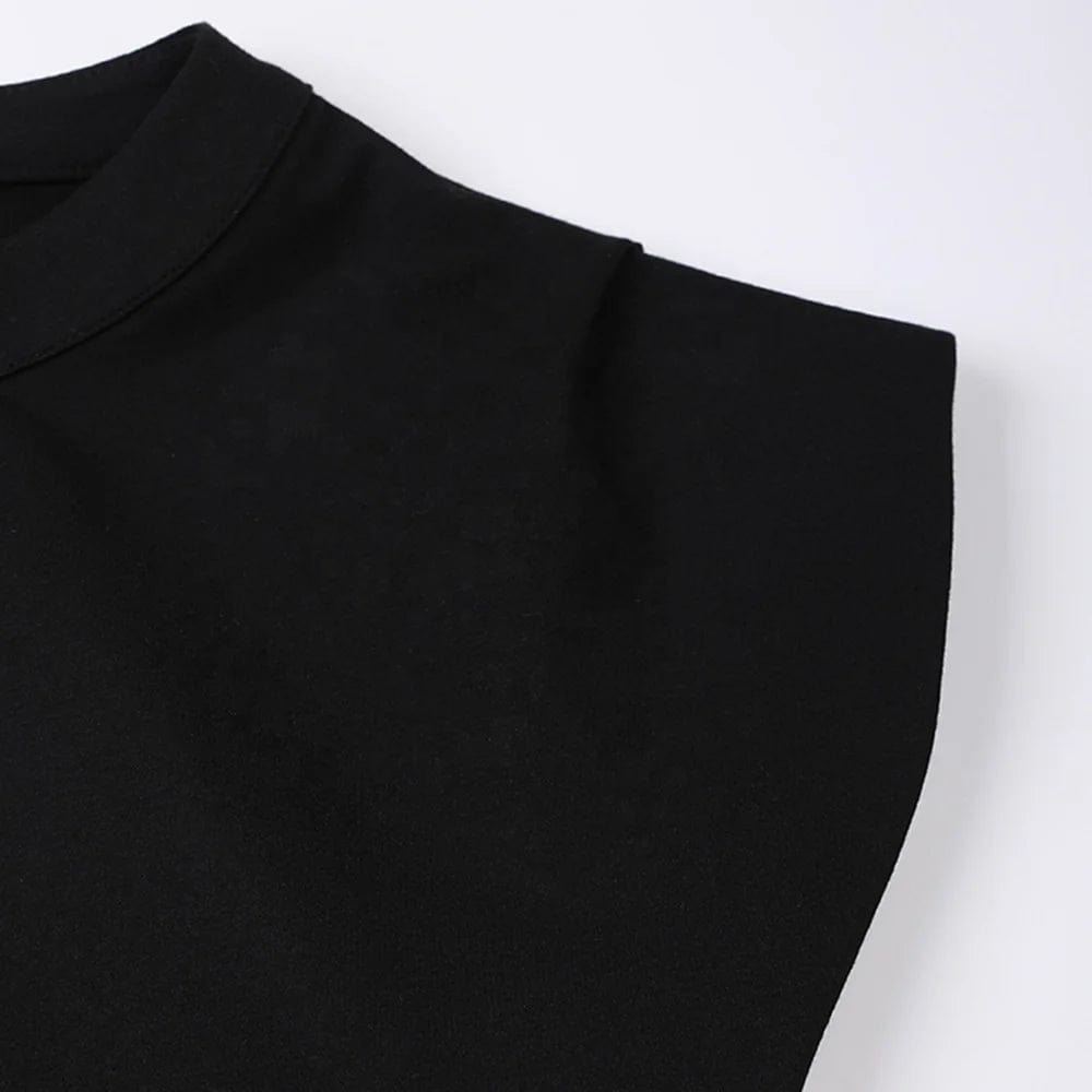 OUDINA French Pleated Knit Dress Spring New Lady Elegant Sleeveless Waist Slimming Long Dresses Women