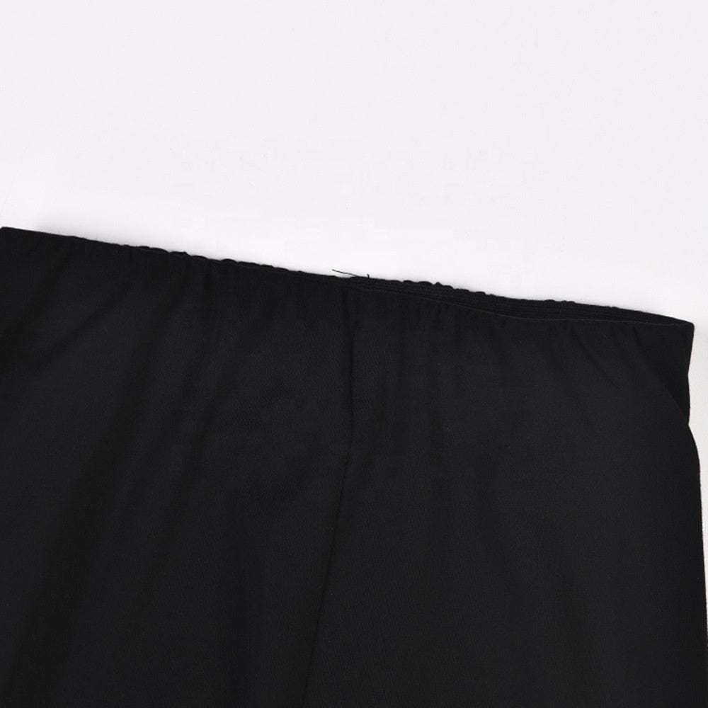 OUDINA Hotselling Patchwork Stretch Color Contrast Stitching Jeans Straight Cropped Pants For Women Jeans