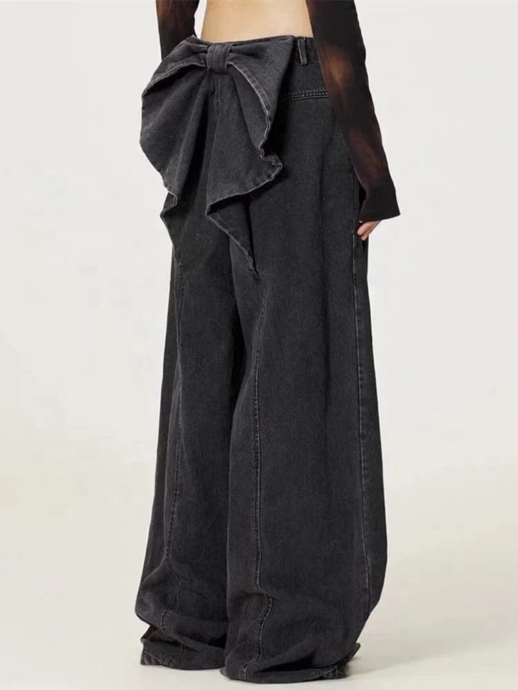 OUDINA New Spring Trendy Casual Denim Trousers Straight Pants Mujer Cargos Jeans For Women