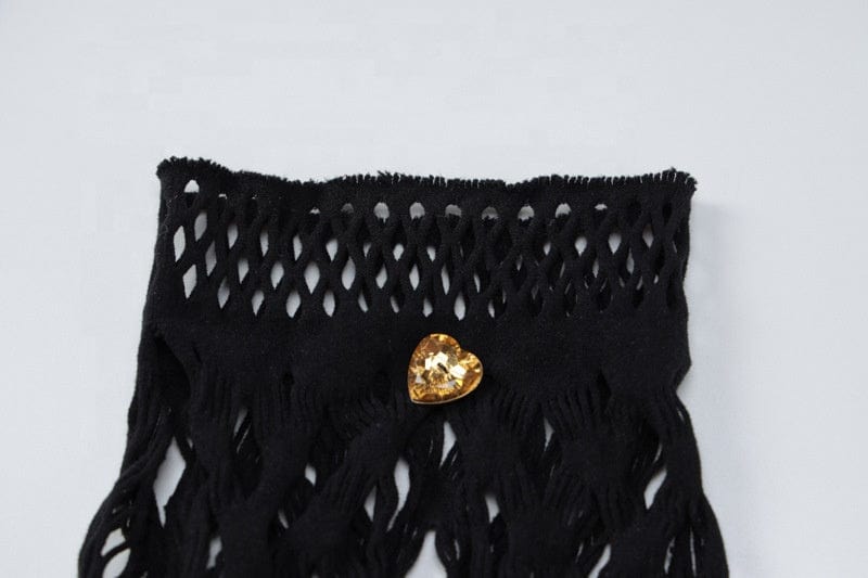 OUDINA Summer Hot Products New Hollow Sleeveless Mesh Dress See Through Sexy Transparent Bodycon Women's Clothing Dress