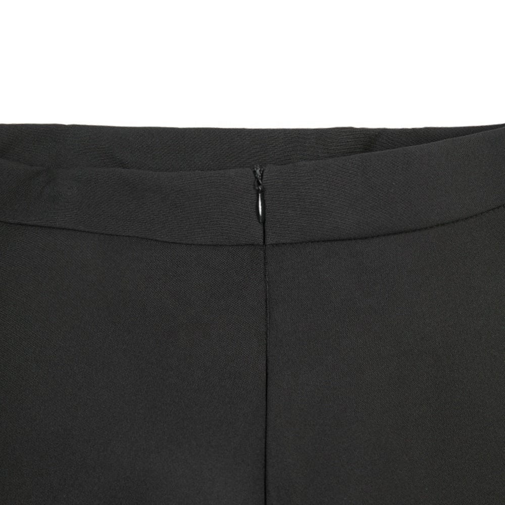 OUDINA Trendy Color Contrast A-line Skirt Irregular Mesh Casual Elegant Women Ladies Skirts