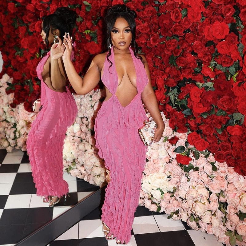 OUDINA Wholesale 2023 Club Sexy Wrap Chest Strap Summer Dress Ladies Women Bodycon Dresses