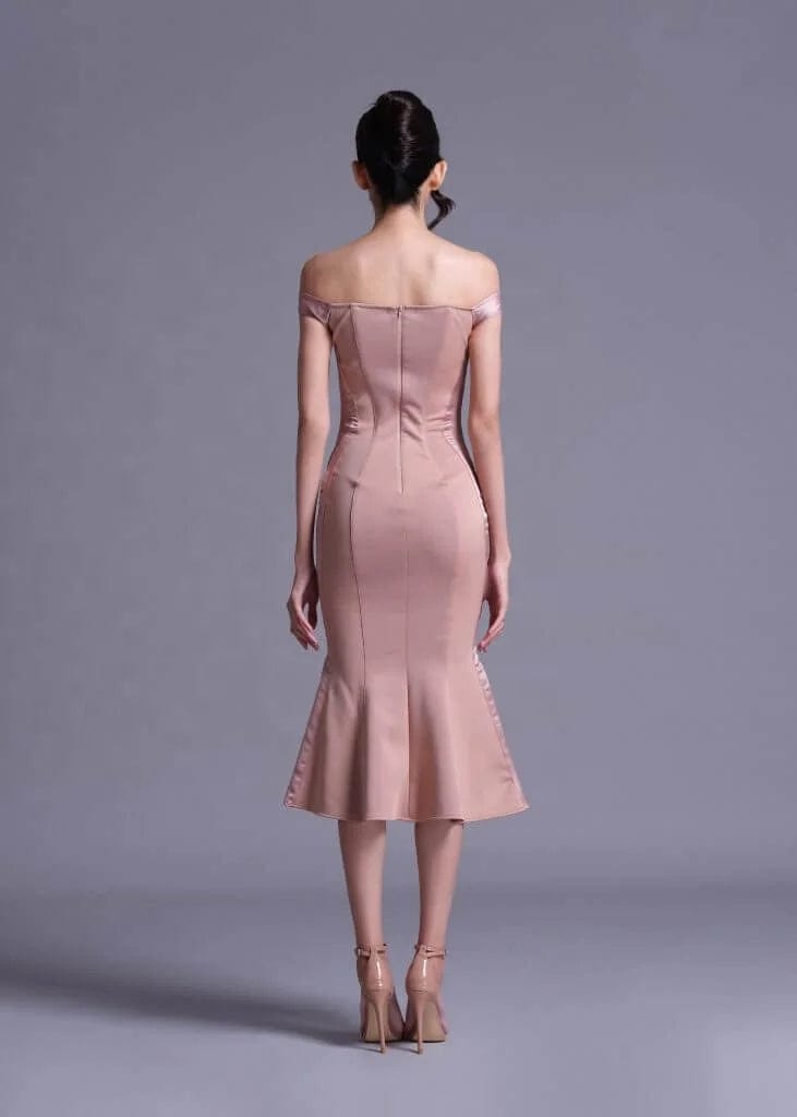 OUDINA Wholesale Modest Evening Dress Elegant Gowns Dinner Party One Shoulder Velvet Long Dresses Women