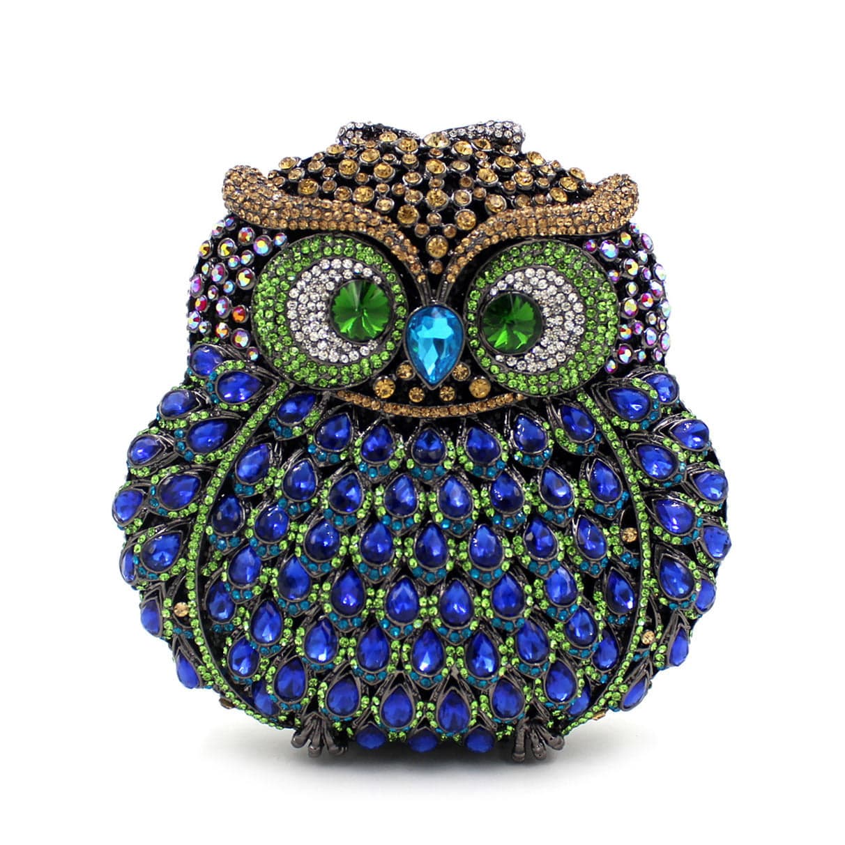 owl 1 Custom Women bling diamond party skull handbag hand rhinestone Pumpkin ice cream clutch Butterfly owl Swan  purse evening bags