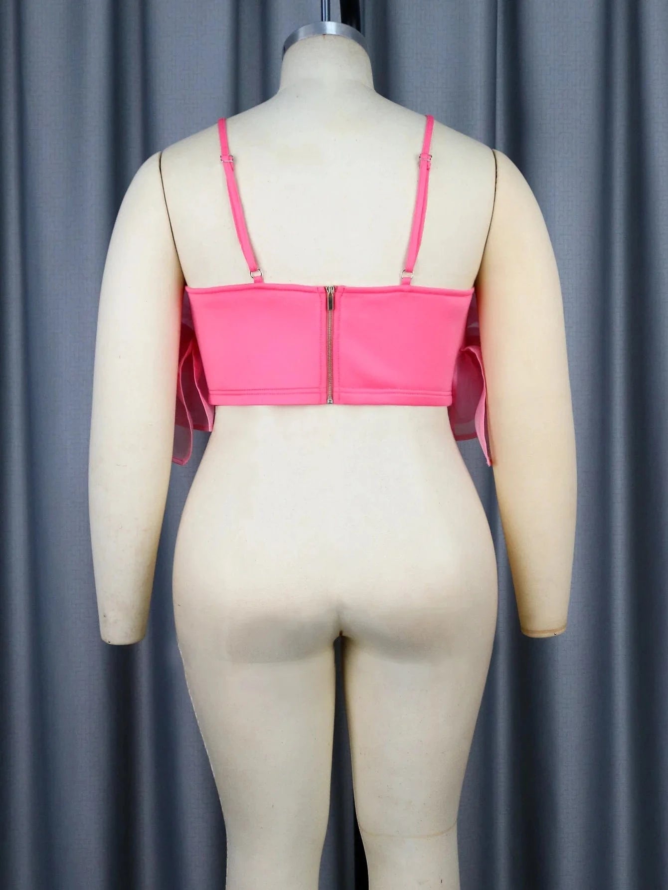 P955 Versatile Camisole Sexy Nightclub Short Mesh Women's Top