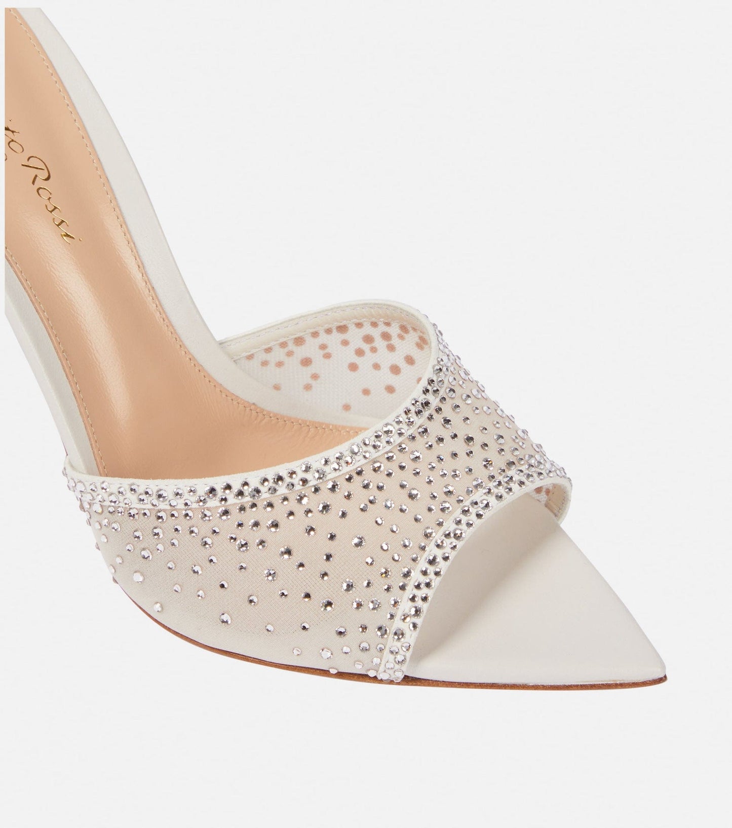 PDEP 2023 women rhinestone  stiletto high heel slippers elegant point toe mule sexy heeled sandals for ladies