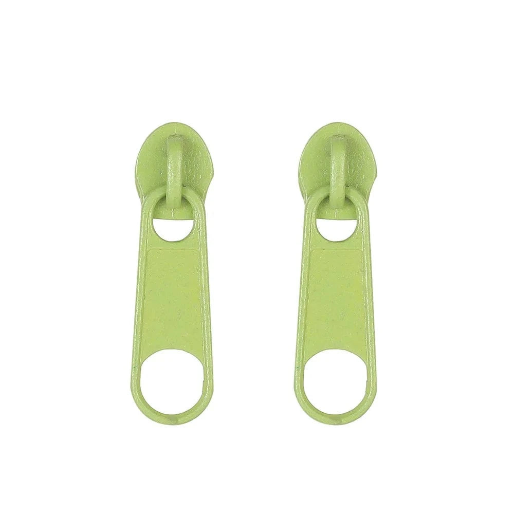 Personality Punk Zipper Head Earrings Handsome Street Minimal Eardrop Spray Paint  Earnail  Female