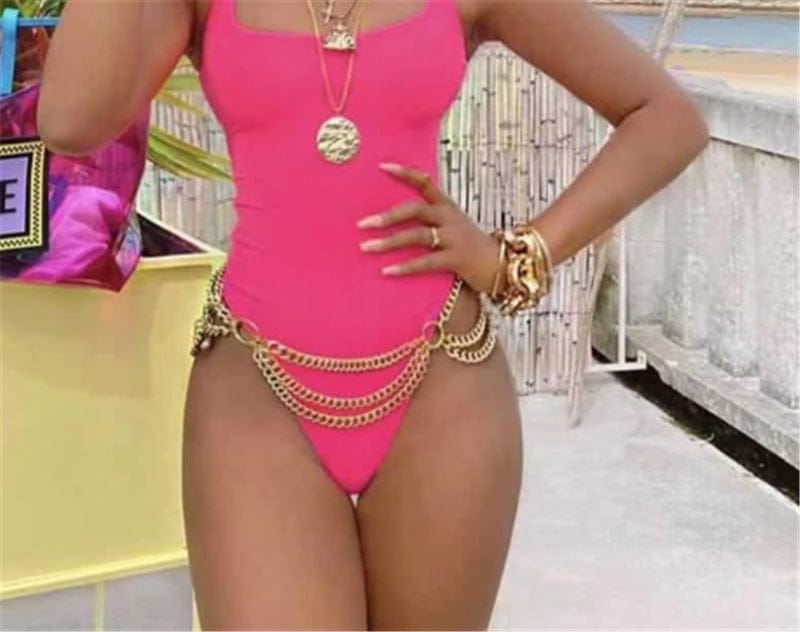 Personalized women sexy silver rhinestone letter belly waist Thong Panties Body Chain Rhinestone Thong Set Belly Chains