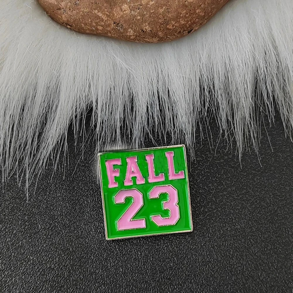 pin / 5 Customized Colorful Greek Sorority FALL 23 Enamel Brooches Pins Brooches Jewelry Brooch Lapel Pin Women's Jewelry