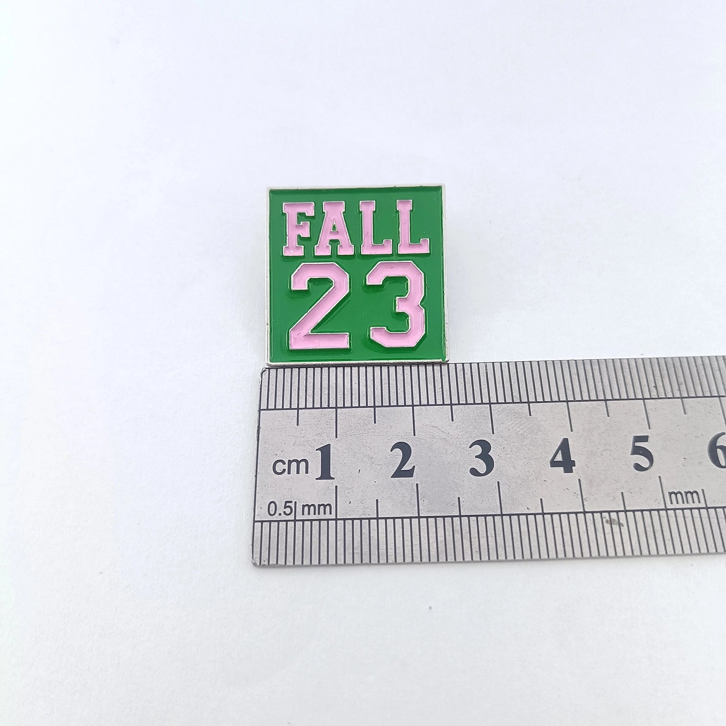 pin / green&Pink Customized Colorful Greek Sorority FALL 23 Enamel Brooches Pins Brooches Jewelry Brooch Lapel Pin Women's Jewelry