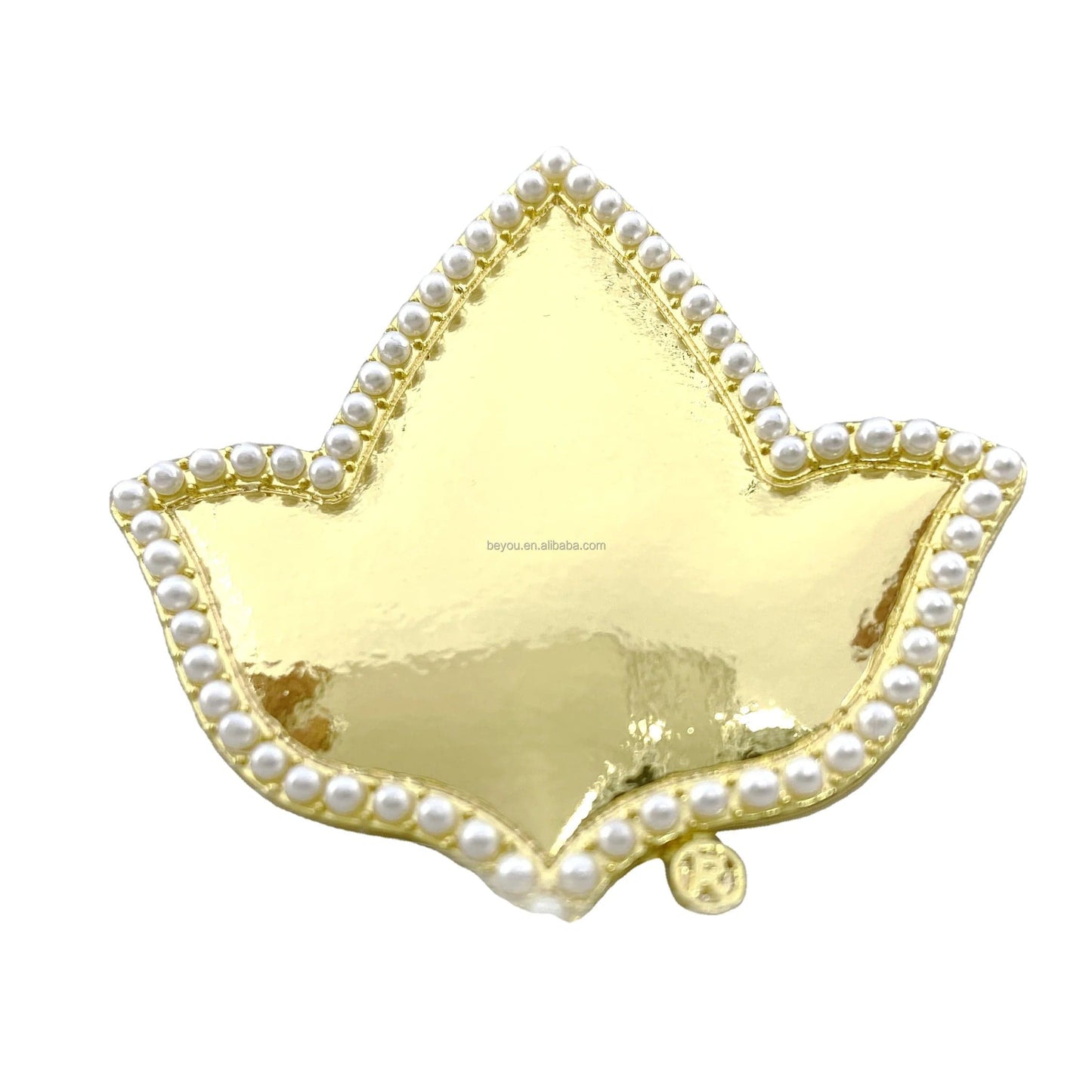 Pink Green Sorority Gold Plated Crystal Pearl Ivy Brooch Fitting Necklace Jewelry