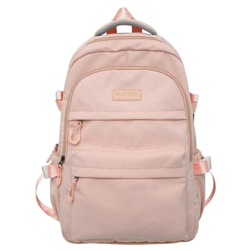 Pink Wholesale Custom Schoolbags College Students Large Capacity Laptop Backpack School Bags for Teens