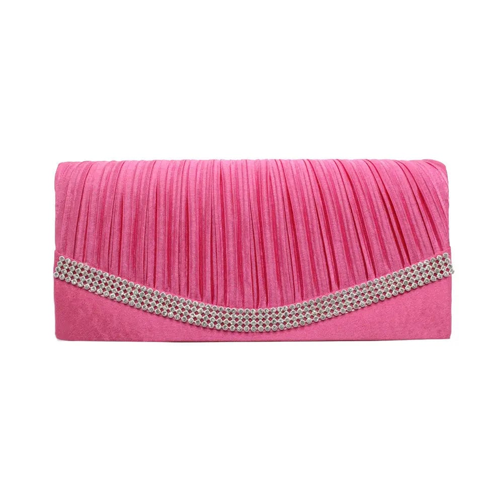 Plum Factory Direct Supply Spot Pu Color Satin Cloth Matching Ladies Clutch Large Capacity All-match Dinner Evening Bag