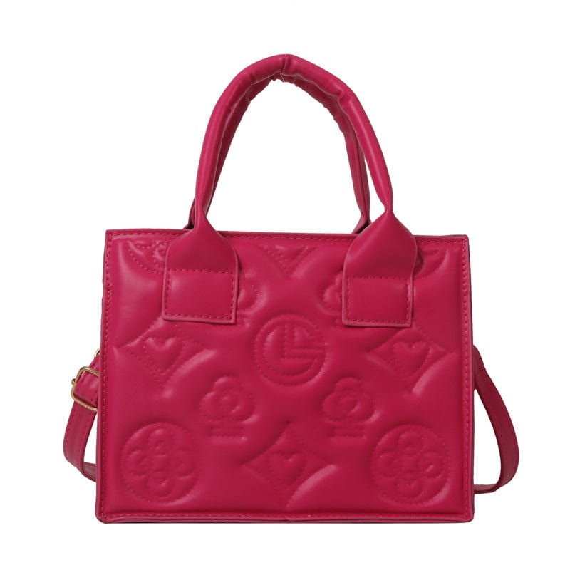 Popular hot selling square handbag women's shoulder bag pu top quality designer square bag